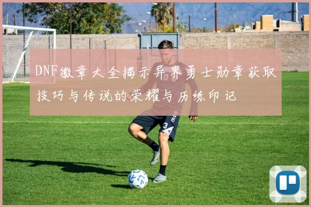 DNF徽章大全揭示异界勇士勋章获取技巧与传说的荣耀与历练印记